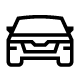 Das Symbol von einem Auto